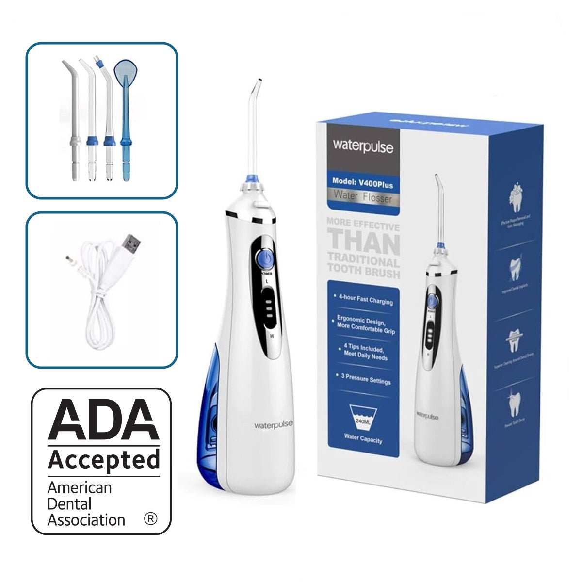Bevielis Irigatorius Waterpulse V400 Plus
